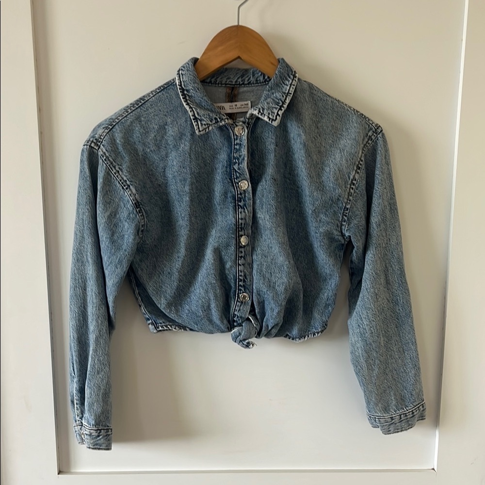 Zara Girls Denim Crop
